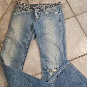 Allen B. By Allen Schartz lace jeans size 28